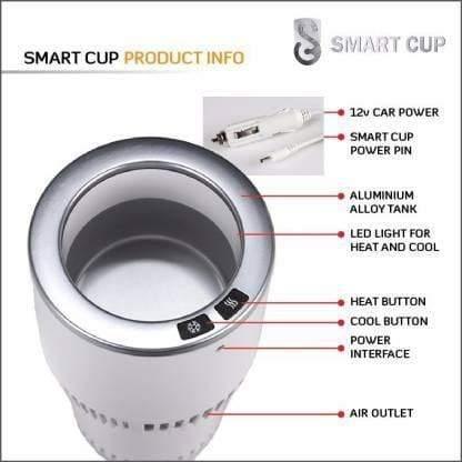 hoox Car Smart Cup holder to Keep your drink heat / Cool on the GO! 0.5 L Car Refrigerator-Car Accessories-dealsplant