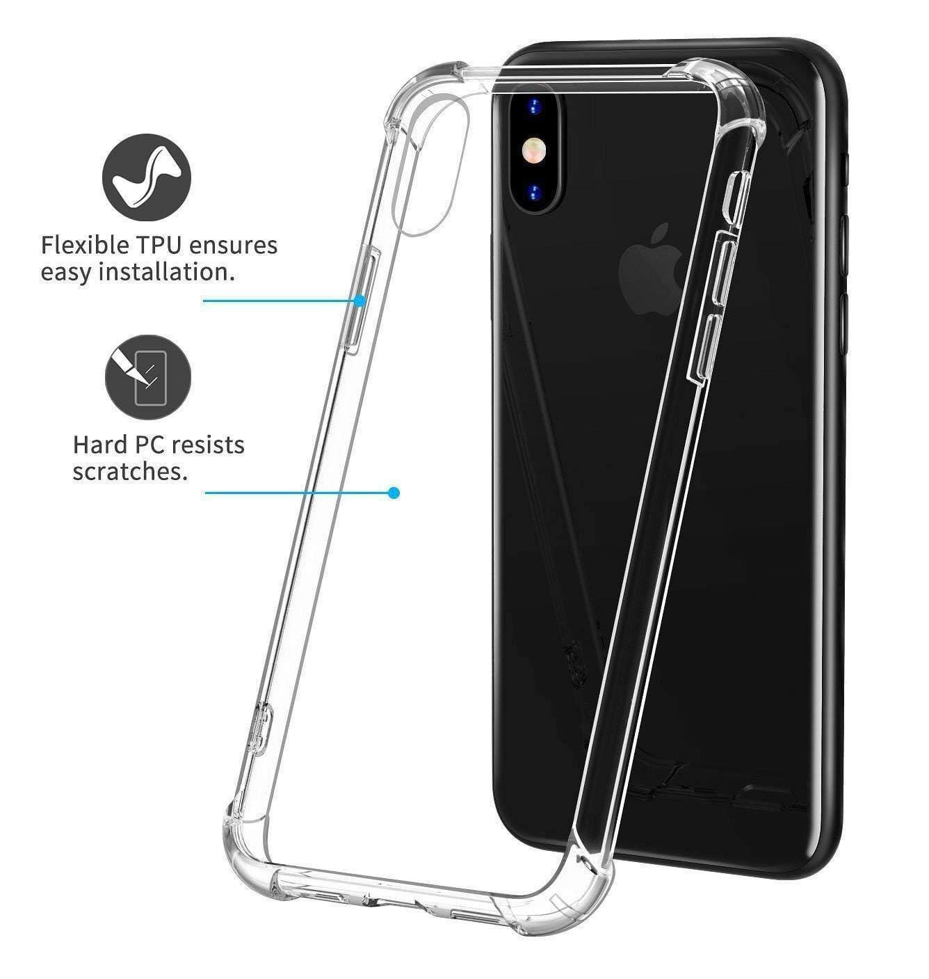 Atouchbo King Kong Armor Protective Case for iPhone 12 Mini (5.4") Anti-Shock Mobile Case Clear-Cases & Covers-dealsplant