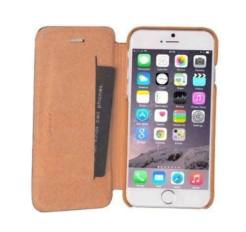 March By Uniq Genuine Leather Case for iPhone 6plus 6splus SmarCard holder Stand-Cases & Covers-dealsplant