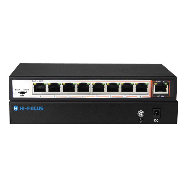 HiFocus SH08-120W 8 Port POE Switch