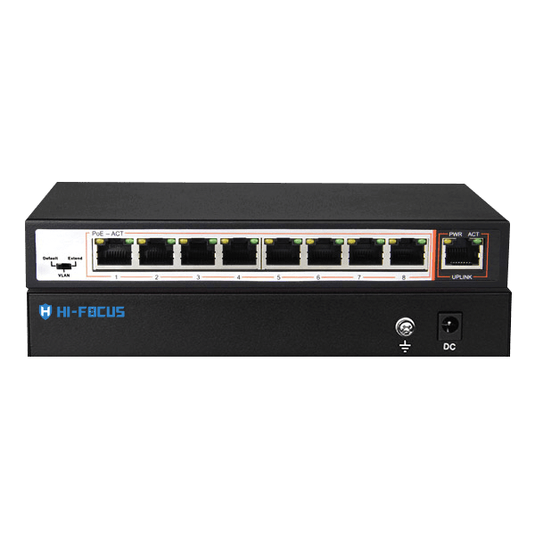 HiFocus SH08-120W 8 Port POE Switch-CCTV-dealsplant