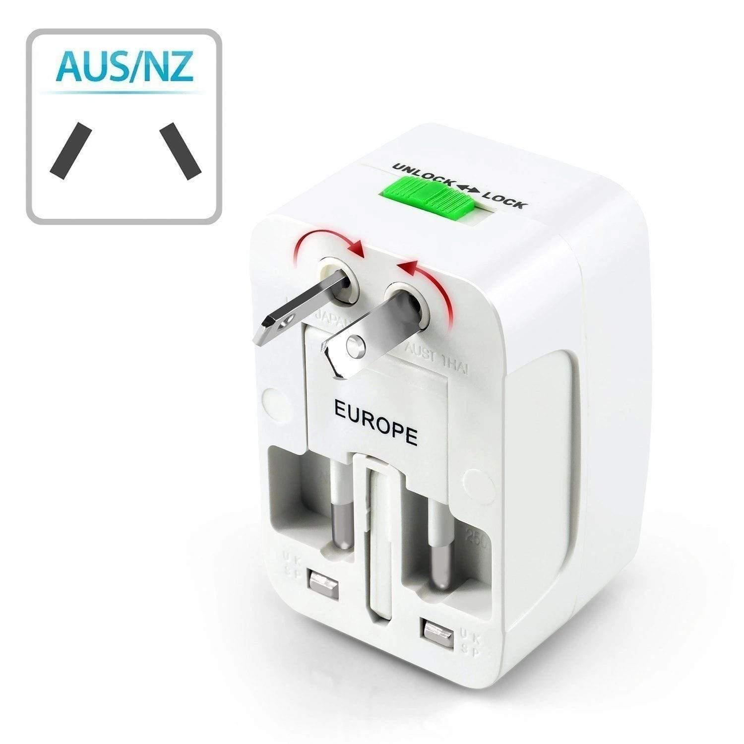 Dealsplant All in One World Wide Universal Travel Adapter Plug (7.0 x 5.0 x 4.0 cm)-Chargers-dealsplant