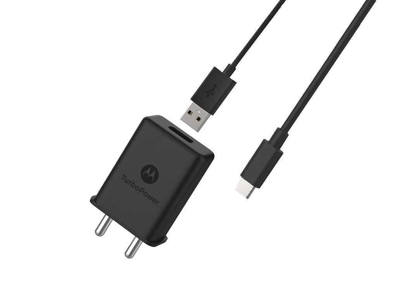 Motorola TurboPower 15W Wall Charger with Type C Data Cable (Original, Imported)-Chargers-dealsplant