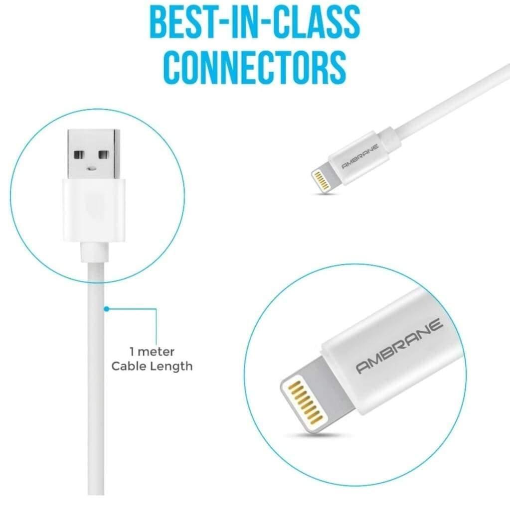 Ambrane ACL-11 Lightning Cable for Apple iPhone iPad iPod-Datacable-dealsplant