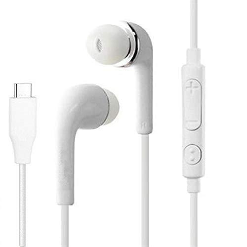 Dealsplant Type-C Wired Earphone with Mic for Samsung Galaxy Note 10 Plus, Note 10, Galaxy A8S, M40-Earphones-dealsplant