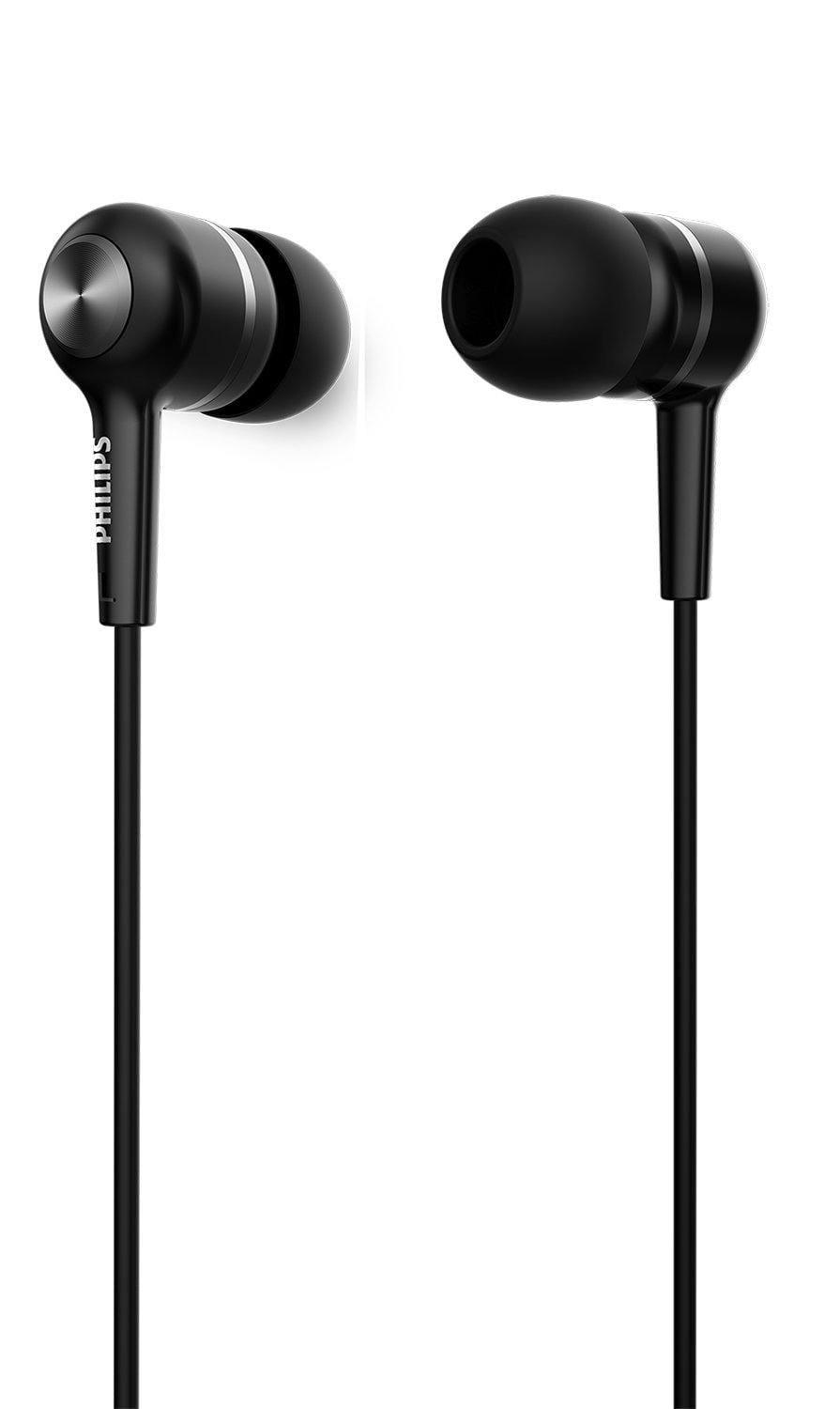 Philips SHE1505BK Earphones with Mic (Black) - Main Image
