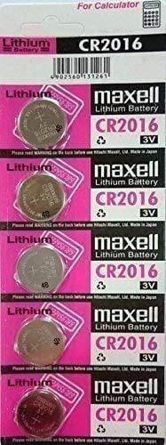 Maxell CR2016 Coin Type 3V Lithium Battery (5 Pieces)-General Purpose Batteries-dealsplant