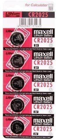 Maxell CR2025 Coin Type 3V Lithium Battery (5 Pieces)-General Purpose Batteries-dealsplant