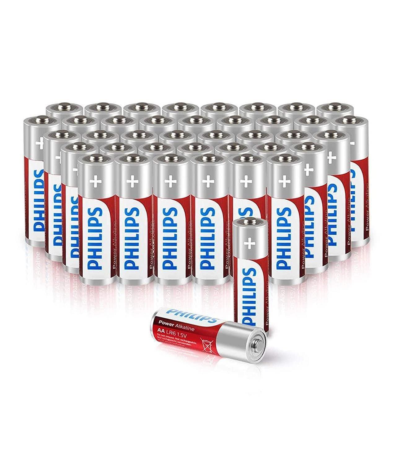 Philips Power Alkaline AAA Batteries - Pack of 10-General Purpose Batteries-dealsplant