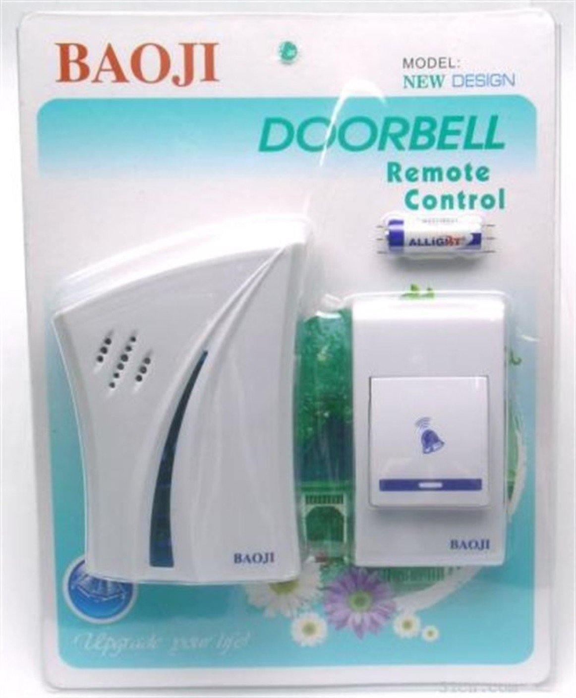 Baoji Wireless Remote Door Bell for Home and Shop (Random Color & Random Design)-Home & Kitchen Appliances-dealsplant