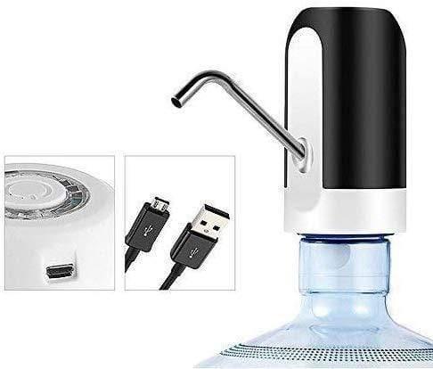 Dealsplant Automatic Electric Water Dispenser with LED Light USB Charge Port Fits Most 1.18-5 Gallon Water Bottle (2.9 x 5.1 inch, Multi colour)-Home & Kitchen Appliances-dealsplant