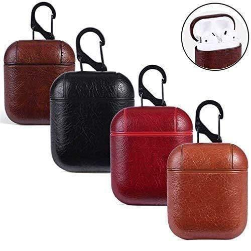 inbase Genuine Leather Airpods Earphone Protective Case Cover for Apple AirPod-dealsplant