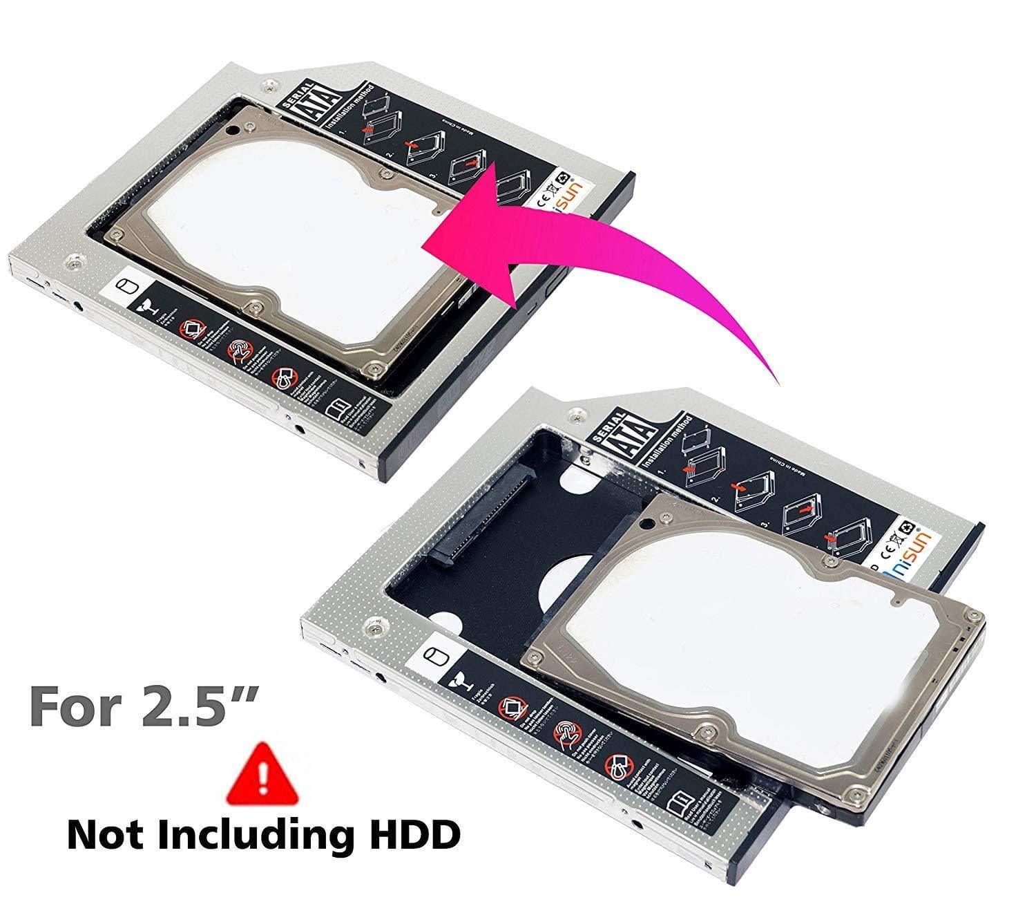 CARE CASE® Optical Bay 2nd Hard Drive Caddy CD/DVD Drive Slot for SSD and HDD-laptop care-dealsplant