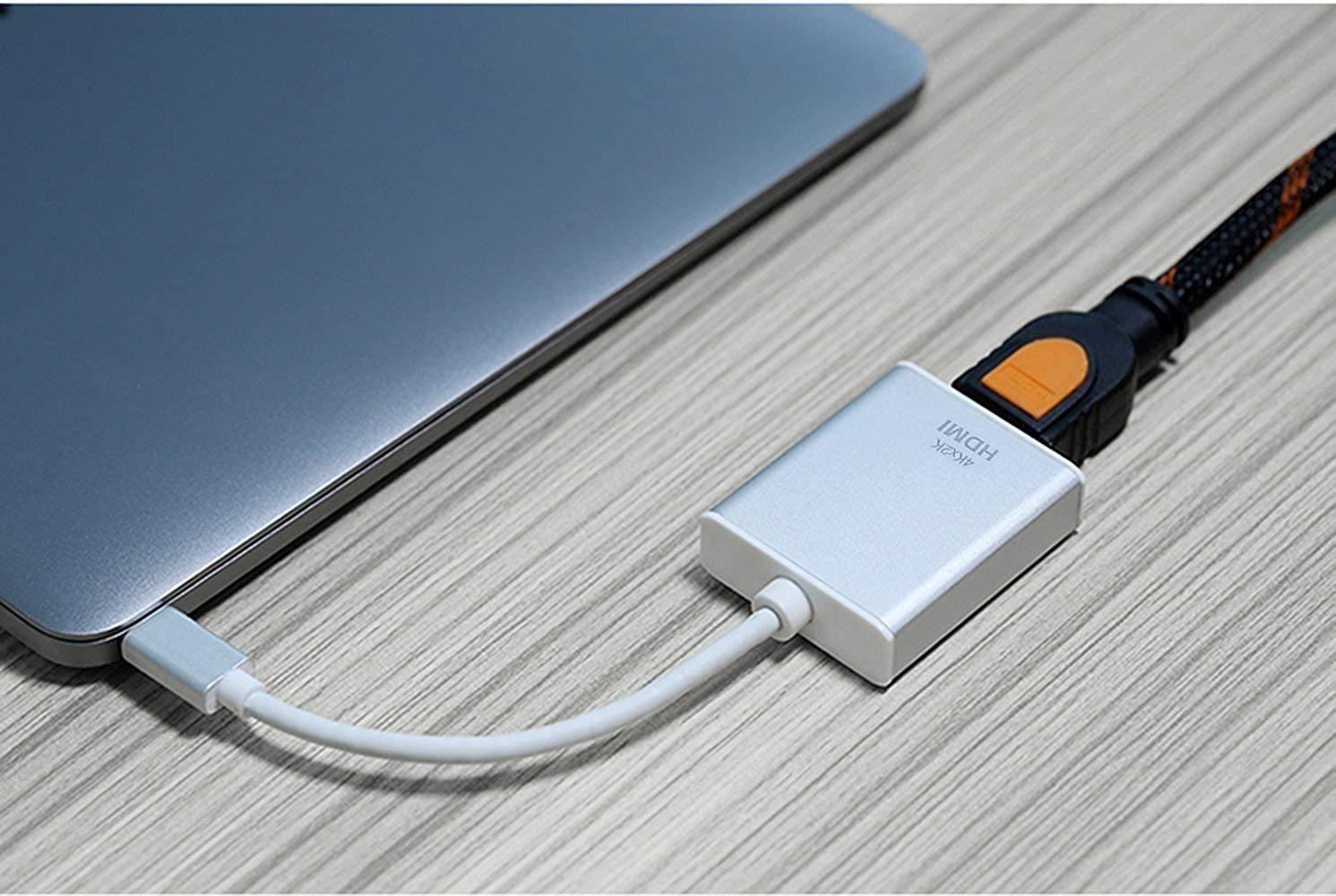 Dealsplant USB 3.1 Type-C (USB-C) to HDMI Adapter for Macbook iPad and latest Laptops-Laptops & Computer Peripherals-dealsplant
