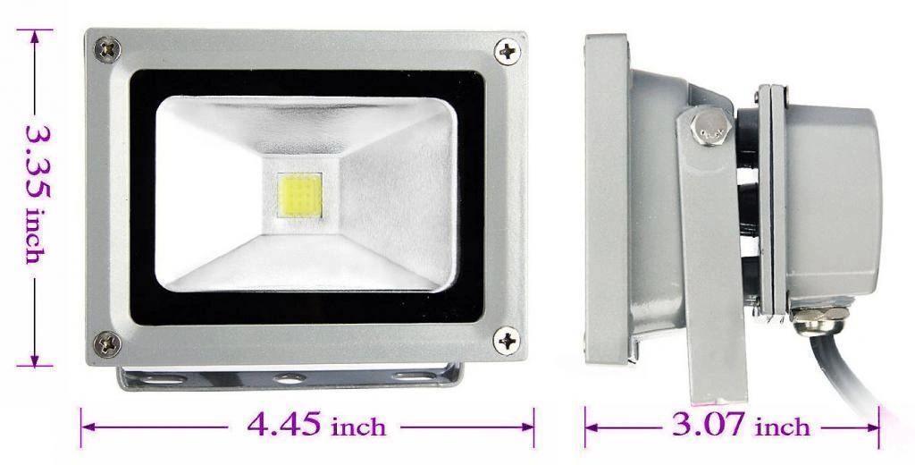 10W LED Flood Light COOL WHITE-Lightings & Bulbs-dealsplant