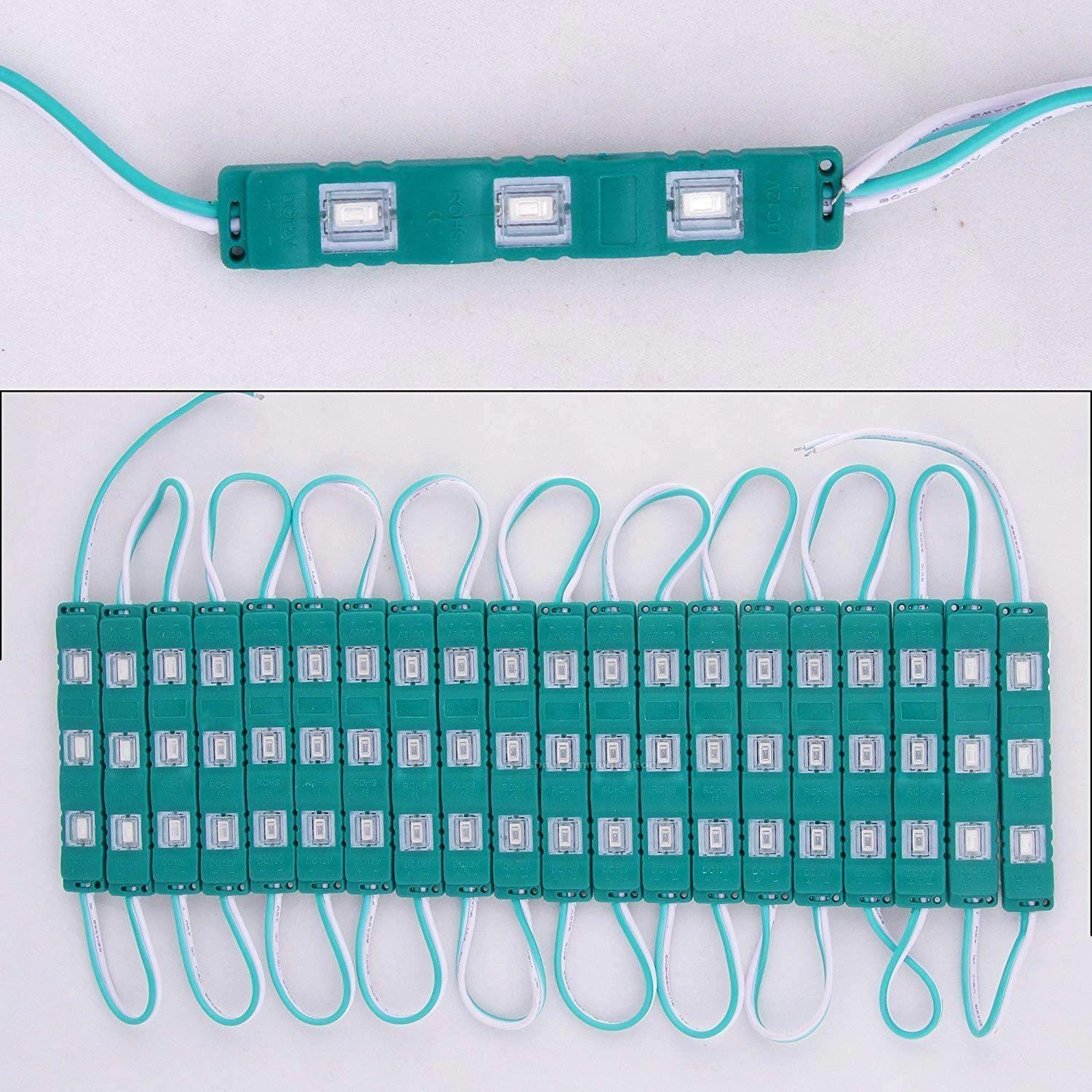 3 LED strips 12V Waterproof 5630/5730 LED SMD Injection module Green - 20 module-Lightings & Bulbs-dealsplant
