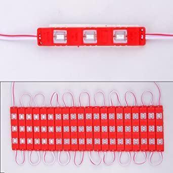 3 LED strips 12V Waterproof 5630/5730 LED SMD Injection module Red - 20 module-Lightings & Bulbs-dealsplant