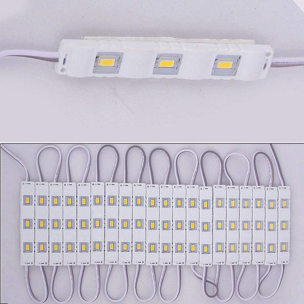 3 LED strips 12V Waterproof 5630/5730 LED SMD Injection module Warm White - 20 module-Lightings & Bulbs-dealsplant