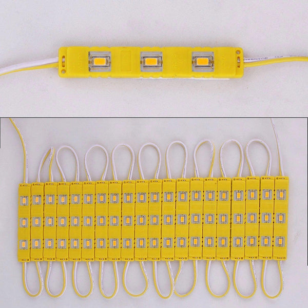 3 LED strips 12V Waterproof 5630/5730 LED SMD Injection module Yellow - 20 module-Lightings & Bulbs-dealsplant