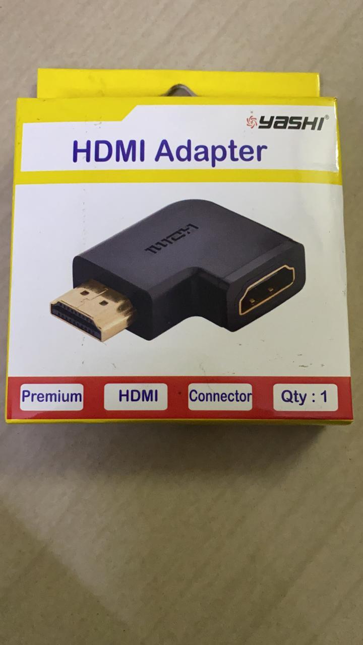 Dealsplant HDMI 90 L Shape Male to Female Adapter-Male to Female Adapter-dealsplant