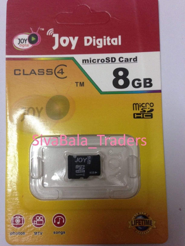 Joy Digital 8GB Micro SD Memory Card-Memory Cards-dealsplant