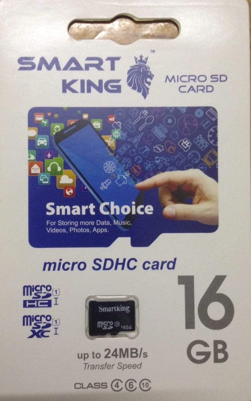 Smart King 16GB Micro SD Card Class10 FREE 3n1 SIM Adapter-Memory Cards-dealsplant