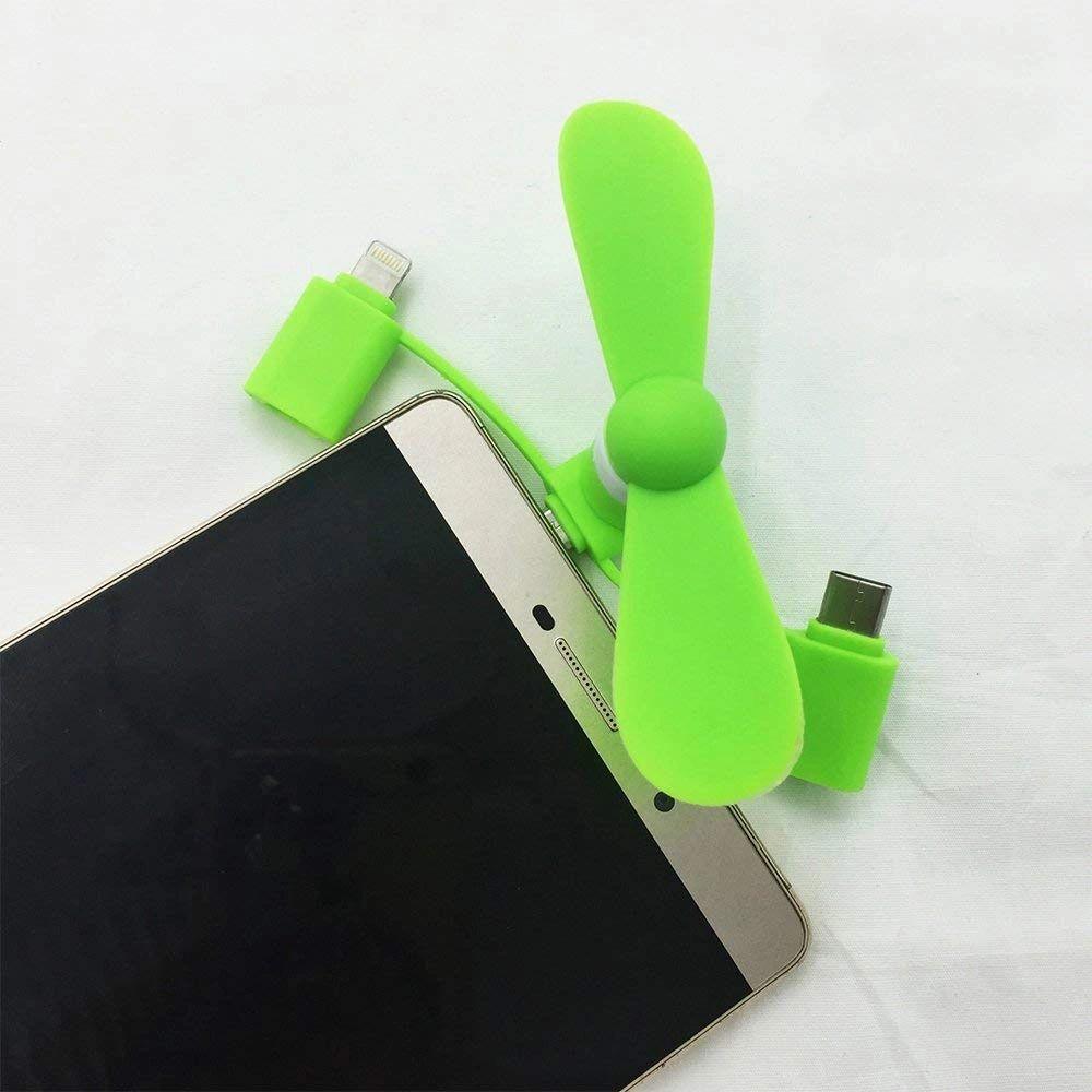 Dealsplant 3 in 1 Portable Flexible Mini USB Fan Bendable Removable USB Gadgets Low Power for Powerbank / PC / Laptop / OTG / IPhone / Android phones-Mobile Accessories-dealsplant