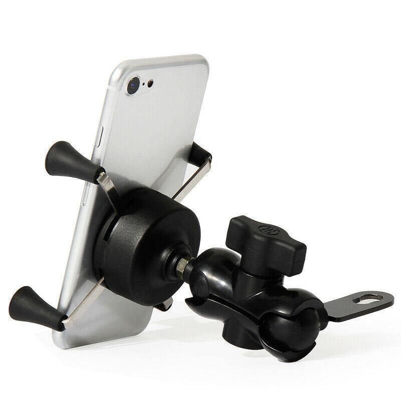 Dealsplant X Grip 360 Degree Rotation Universal Motorbike Scooter Mobile Holder Rear view Mirror Mount Stand-Mobile Accessories-dealsplant