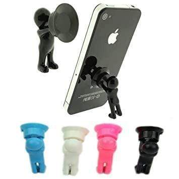 [UnBelievable Deal] Dealsplant Man stand Mobile Stand Sucker Silicone Suction Mini Phone Stand Holder for All Phones - Random Colors (2 Pcs)-Mobile Accessories-dealsplant