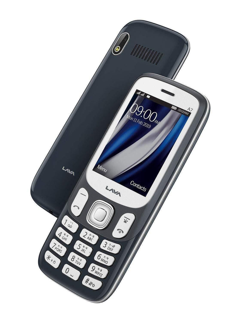 Lava A7 (Blue/Silver/Rose Gold)-Mobile Phones-dealsplant