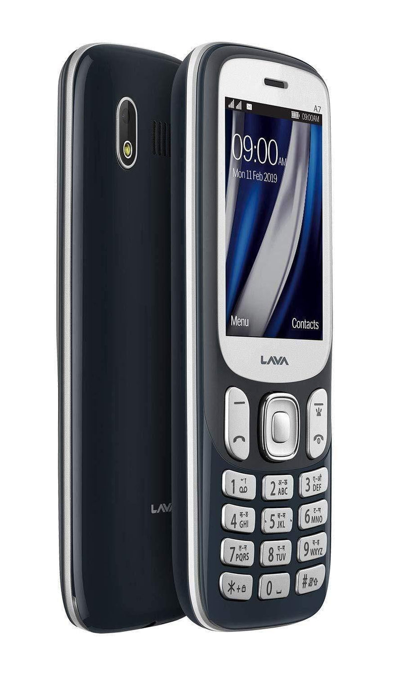 Lava A7 (Blue/Silver/Rose Gold)-Mobile Phones-dealsplant