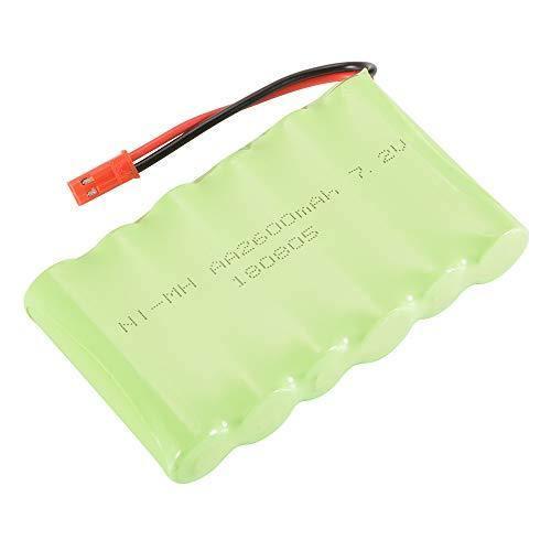 High Quality Rechargeable 7.2V 2600mAh Ni-Cd AA Battery Pack with SM 2P Plug for Toys / Cordless Phones-Rechargeable Batteries-dealsplant