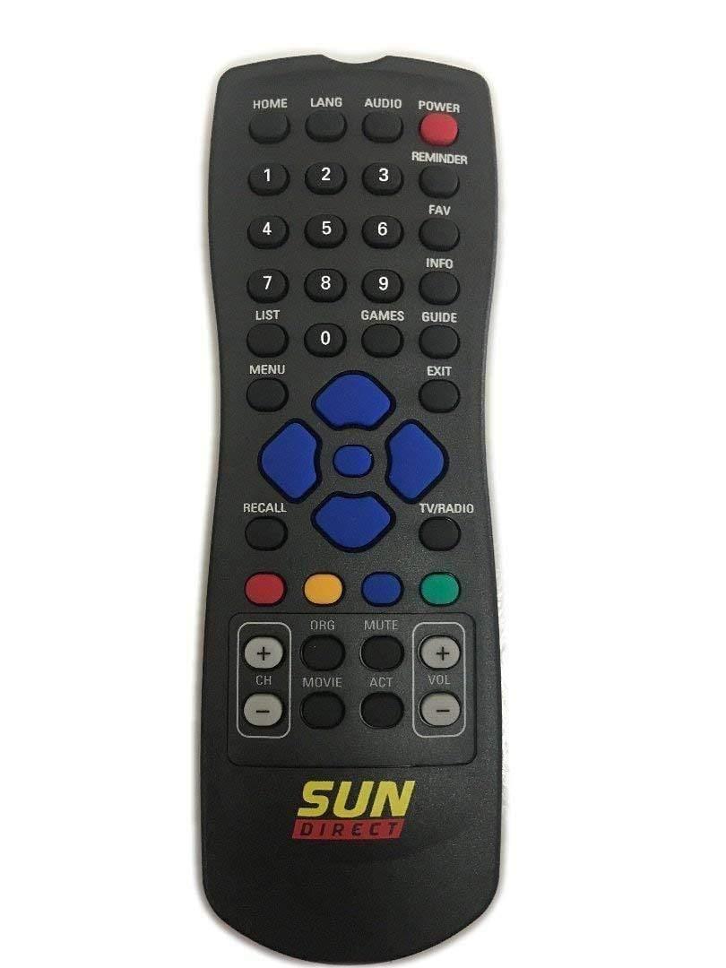 Dealsplant Replacement Remote control for Sun Direct DTH with Timer-Remote Controls-dealsplant