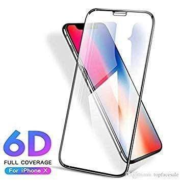 Dealsplant 6D Tempered Glass Screen Protector for Apple iPhone X / Xs / 11 Pro Edge to Edge Curved 9H Bubble-Free Full Glue-Screen Protector-dealsplant