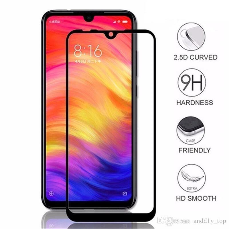 Dealsplant Edge to Edge Full Tempered Glass 9H Hardness Screen Protector Anti Scratch and Dust Proof for Redmi Note 7 / Note 7 Pro-Screen Protector-dealsplant