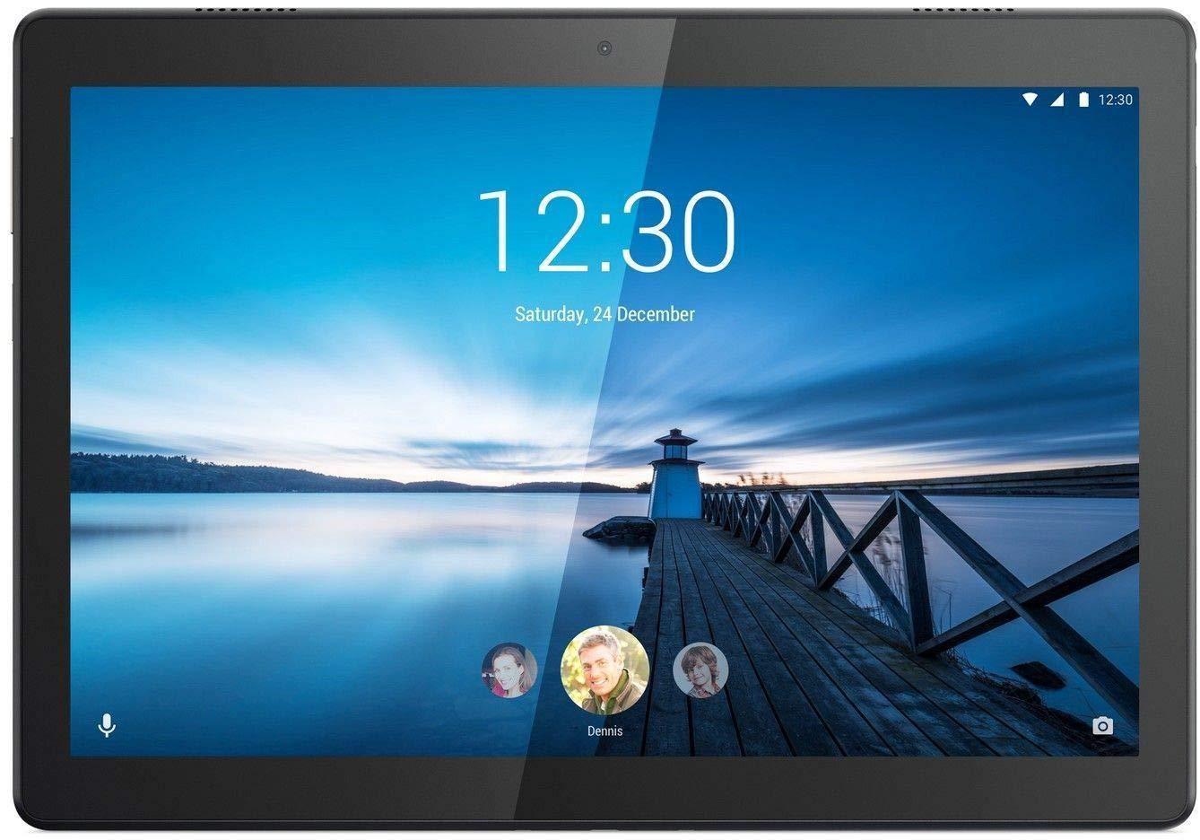 Lenovo Tab M10 Tablet (10.1 inch, 16GB, Wi-Fi + 4G LTE), Slate Black-Tablets & Accessories-dealsplant
