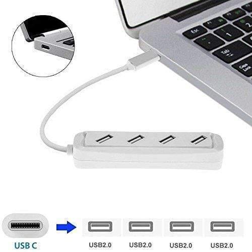 Dealsplant Type C to 4 Port USB Hub-USB Gadgets-dealsplant