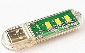 Dealsplant USB 3 LED Light Pen Drive Type Light Weight Ultra Bright for Laptop Power Bank Power Adapter-USB Gadgets-dealsplant