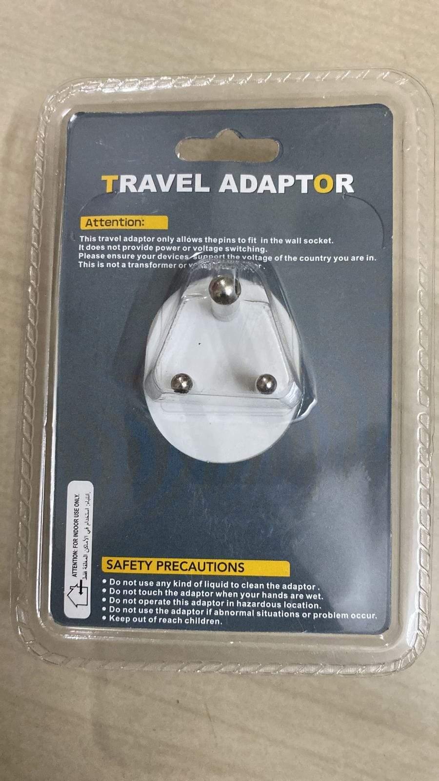 Dealsplant Dual USB Travel Charger - 3 Pin Universal Socket 2.4Amp 5V Worldwide Adaptor-USB Travel Charger-dealsplant