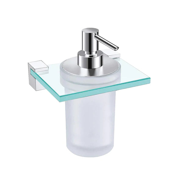 Parryware T6706A1 Soap Dispenser Silver Brass 19 x 14 x 10 Centimeters Glass, Steel-soap dispenser-dealsplant