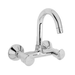 Parryware Droplet Wall Mounted Sink Mixer Quarter Turn with Ceramic Innerhead-Taps & Dies-dealsplant