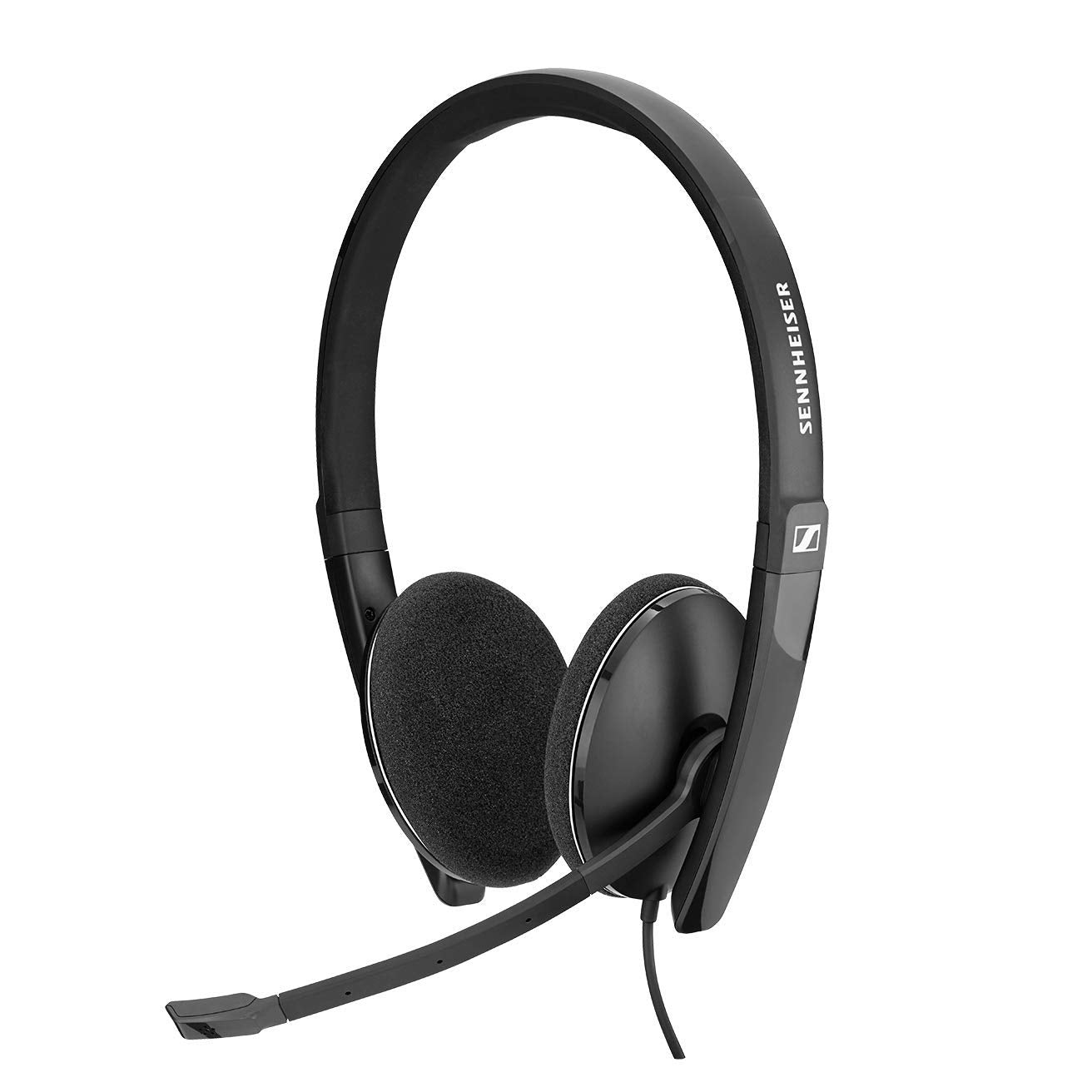 Sennheiser PC 8.2 Wired On Ear Headphones with Mic (Black)-Ear Headphones-dealsplant