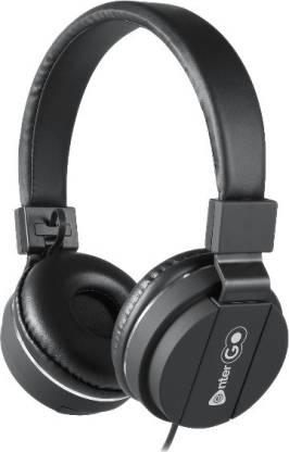 EnterGo Enter Go Astra Wired Headset Wired Headset (Black, On the Ear)-Headphones-dealsplant