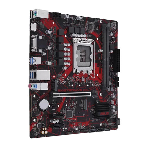 Asus EX-B760M-V5 D4 Motherboard Dual Channel Memory Architecture Supports Intel Extreme Memory Profile (XMP)-Mother Boards-dealsplant