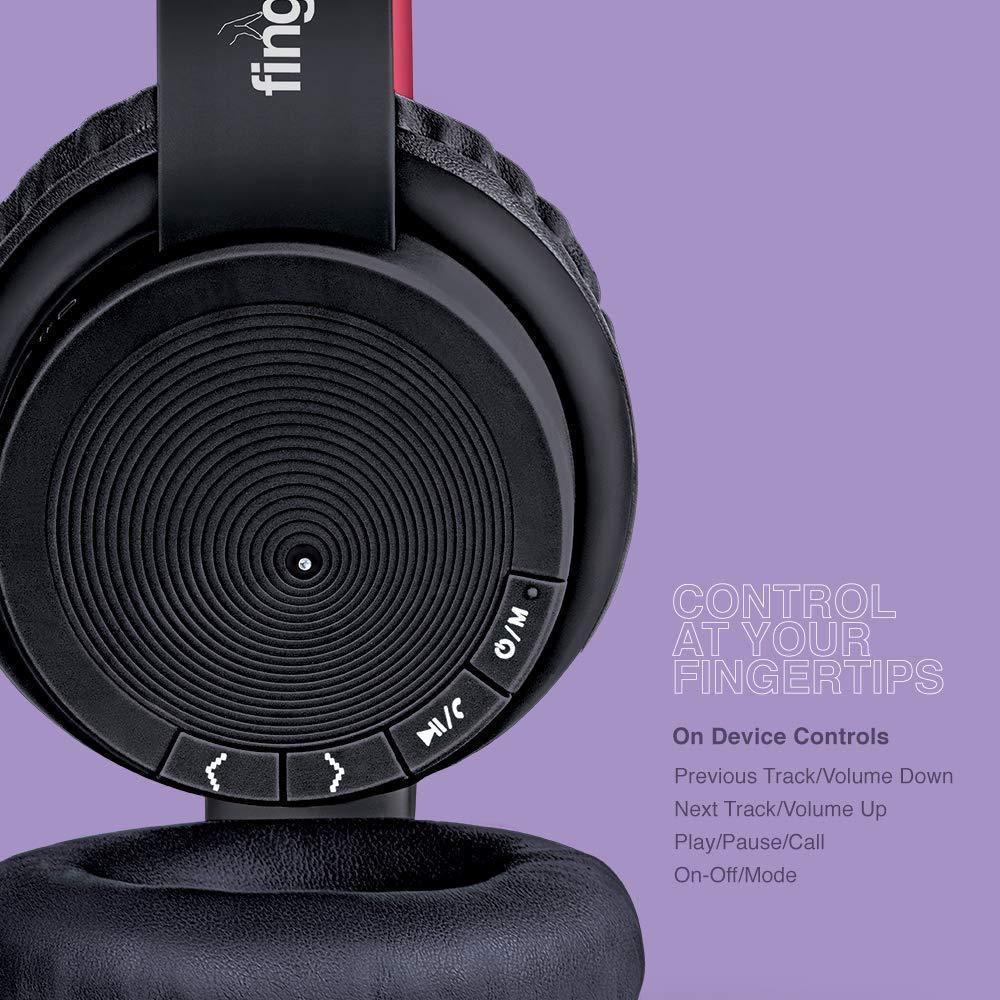 FINGERS Rock-N-Roll H2 Bluetooth Wireless On-Ear Headset with Mic-Bluetooth Ear phone-dealsplant