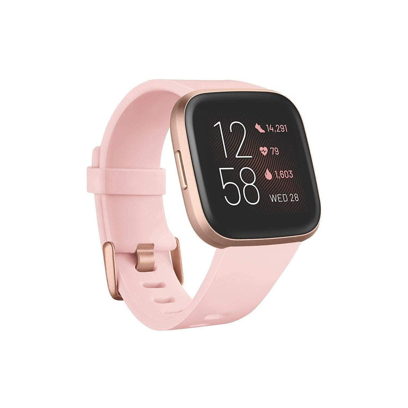 Fitbit FB507RGPK Versa 2 Health & Fitness Smartwatch with Heart Rate, Music, Alexa Built-in (S & L Bands Included) (Petal/Copper Rose)-HEALTH &PERSONAL CARE-dealsplant