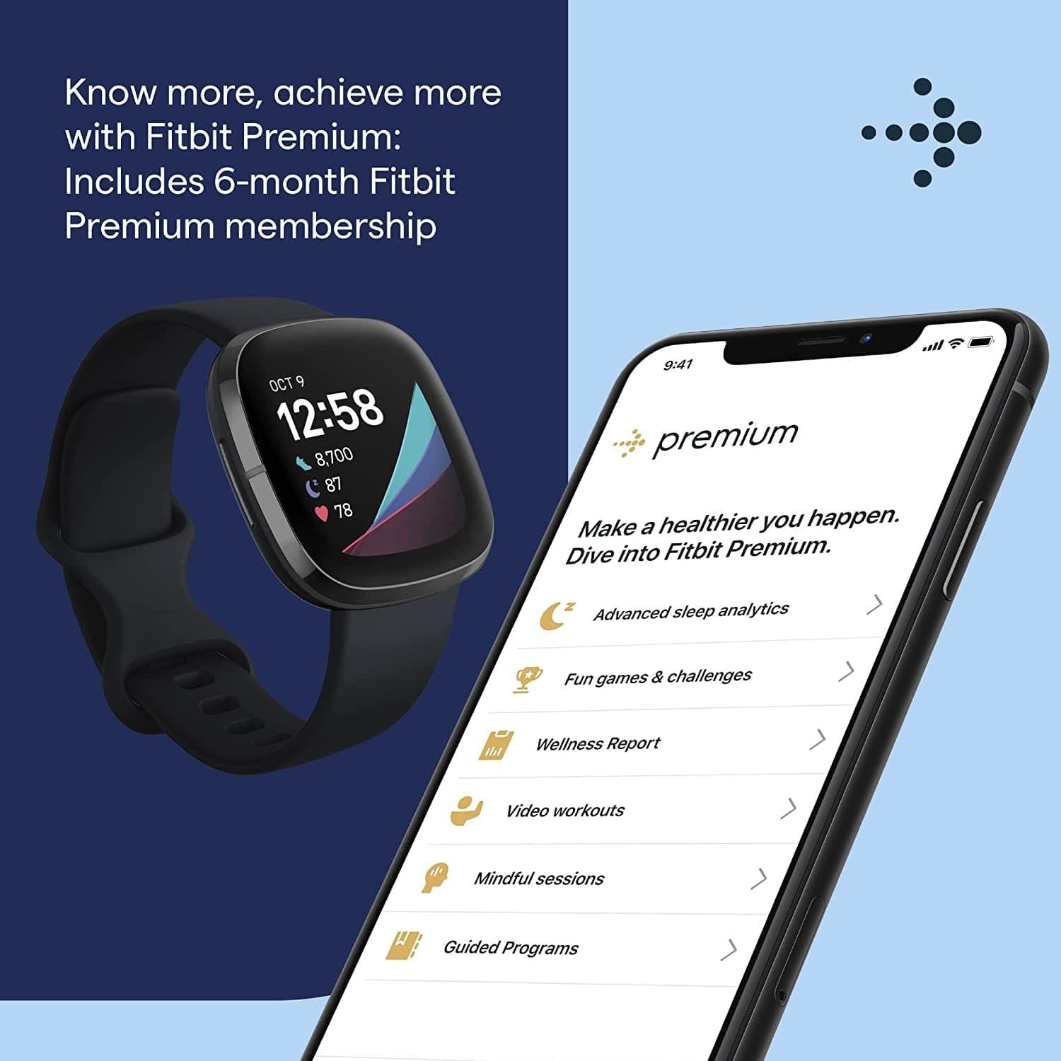 Fitbit Sense Advanced Health Watch,-Smart Watch-dealsplant