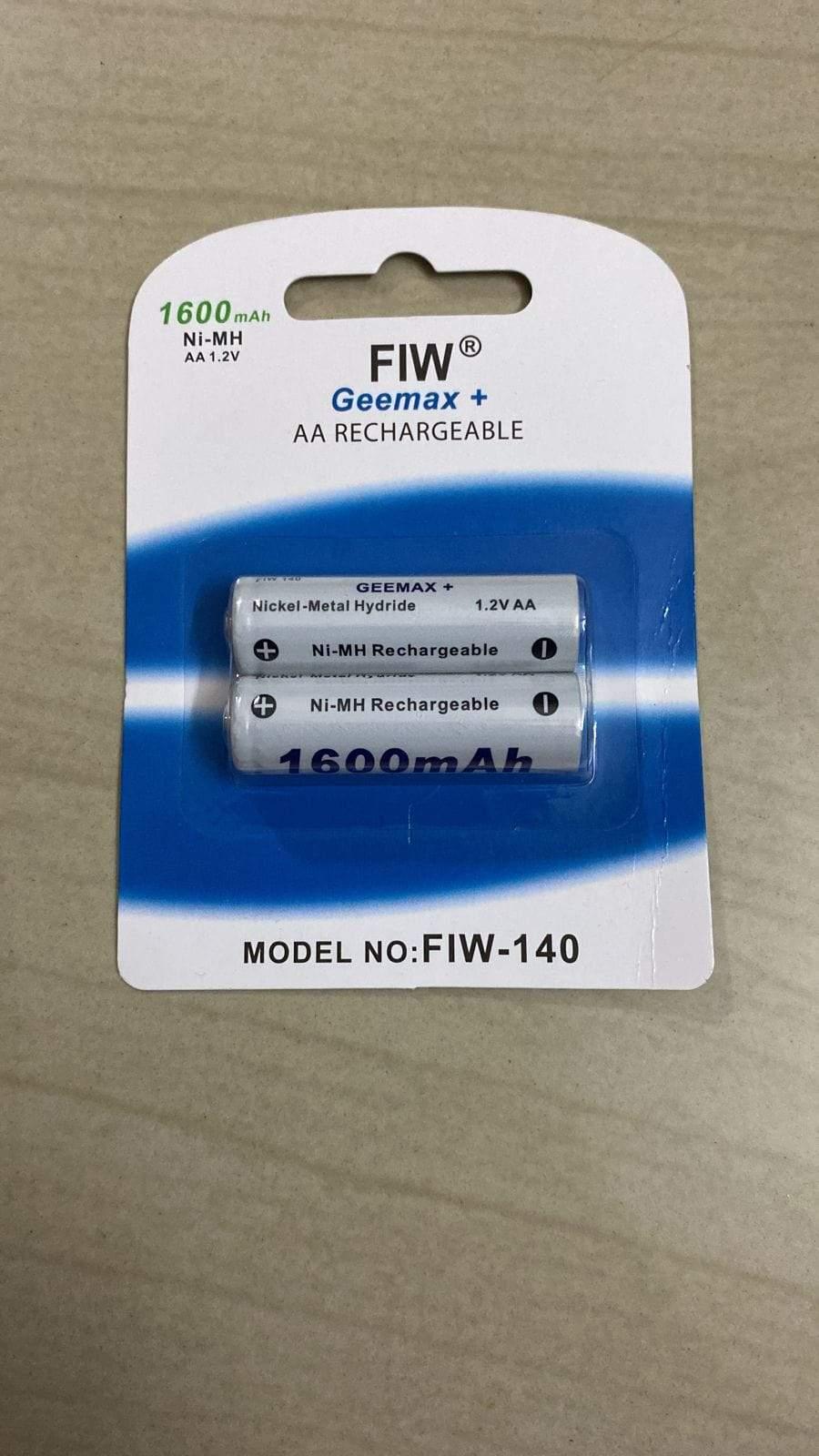 FIW GEEMAX AA- Rechargeable Battery 1600 Mah FIW-140-Battery-dealsplant