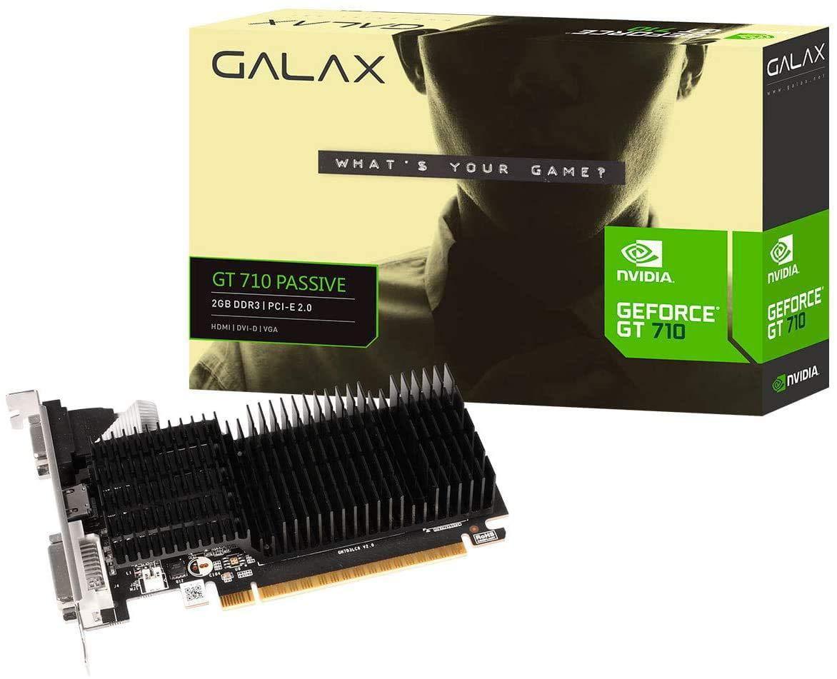 GALAX GEFORCE GT 710 Passive 2GB DDR3 64-bit HDMI/DVI-D/VGA Graphics Card-Graphics Card-dealsplant