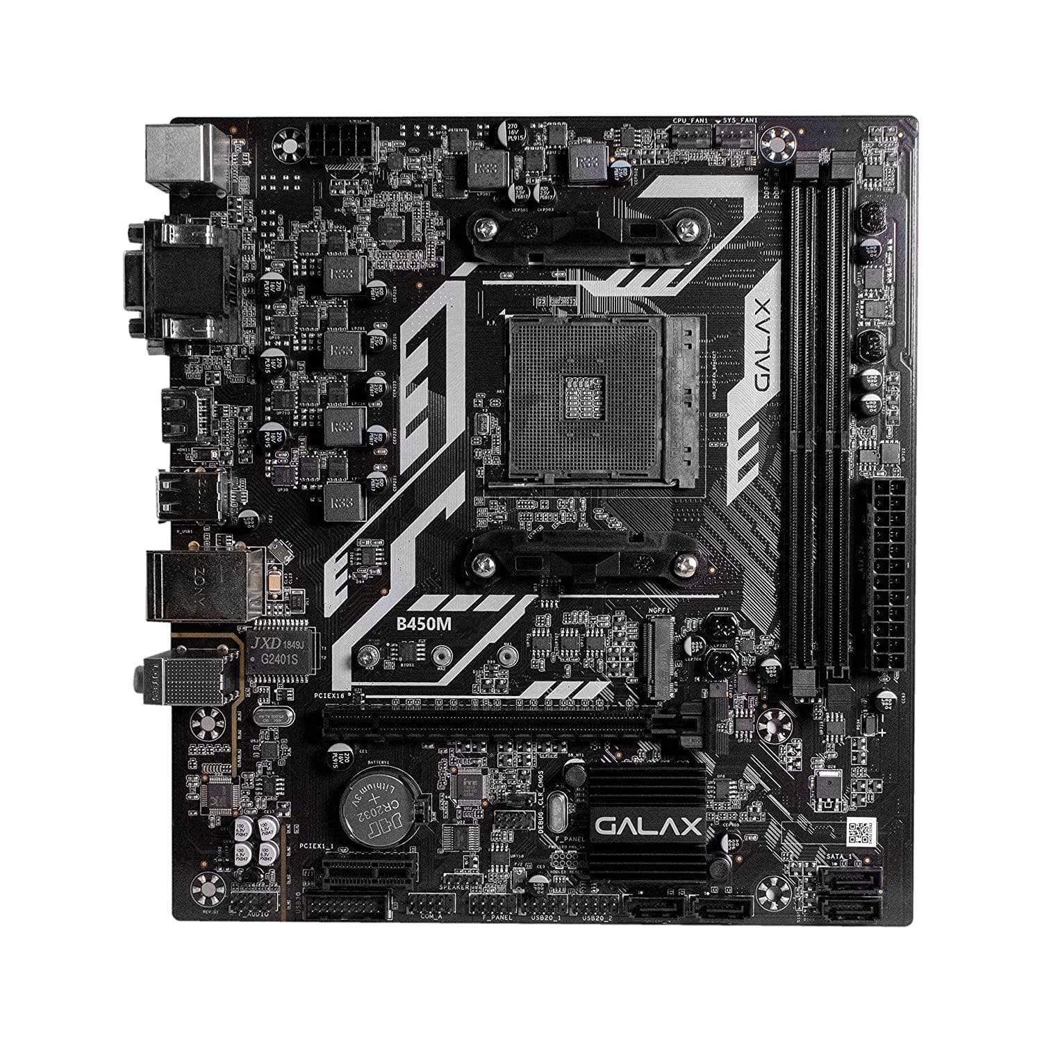 GALAX B450M Motherboard for AMD Ryzen 1st, 2nd and 3rd Gen CPU-Mother Boards-dealsplant